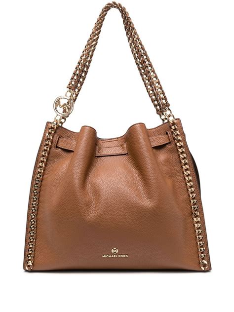 michael kors mina tote|Michael Kors chain strap handbags.